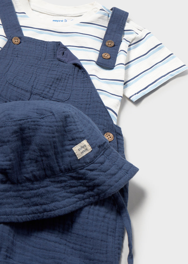 Overalls, Tee and Hat Set, 1663