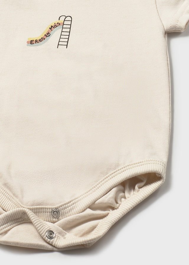 S/S Onsie, Natural/Clay, 1739