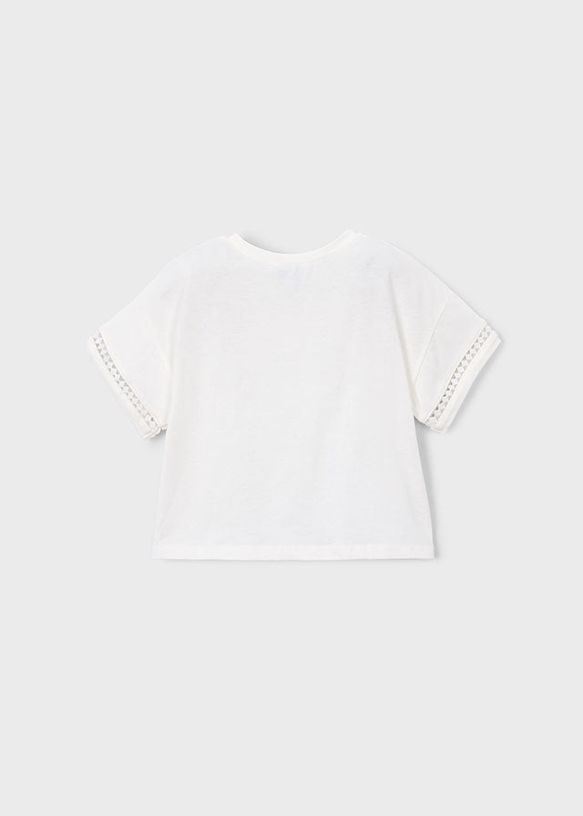S/S Tee, Natural, 3012