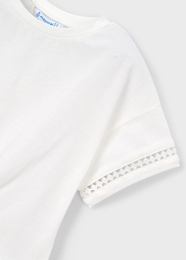 S/S Tee, Natural, 3012