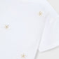 S/S Tee, Flower Applique, White, 3013