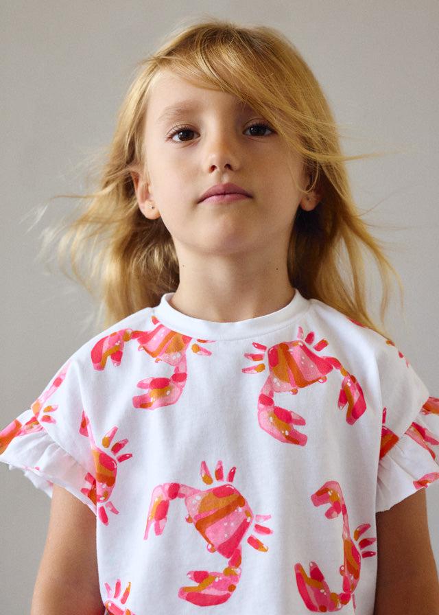 AOP S/S Tee, Crabs, 3018