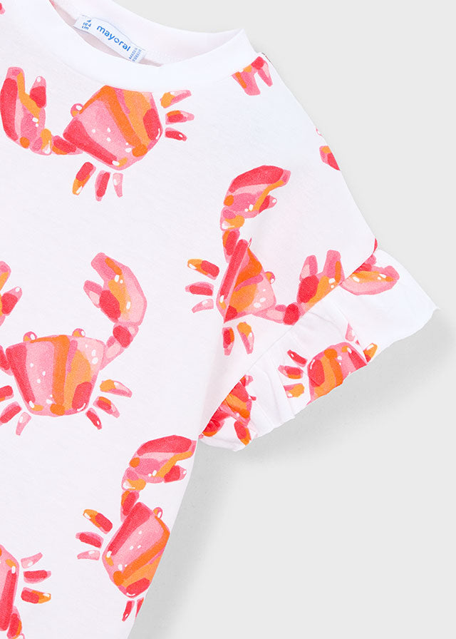 AOP S/S Tee, Crabs, 3018