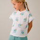 AOP S/S Tee, Oasis Palms, 3018
