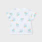 AOP S/S Tee, Oasis Palms, 3018