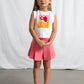 Sleeveless Graphic Tee, Flowers, 3023