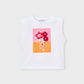 Sleeveless Graphic Tee, Flowers, 3023