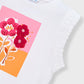 Sleeveless Graphic Tee, Flowers, 3023