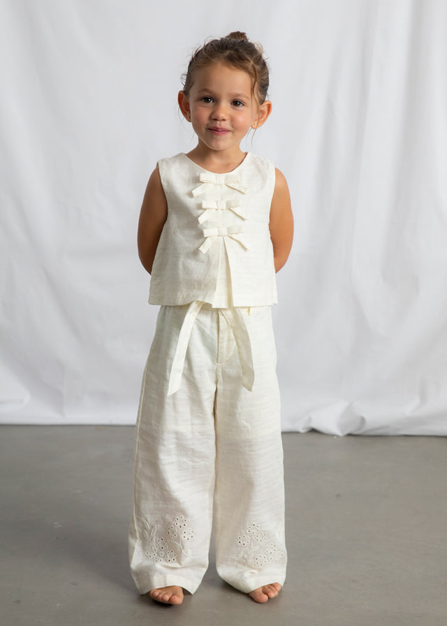 Sleeveless Top, Bone, 3024