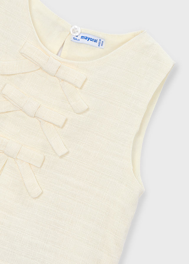 Sleeveless Top, Bone, 3024