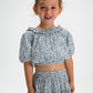 Blue and White Dobby Top, 3026