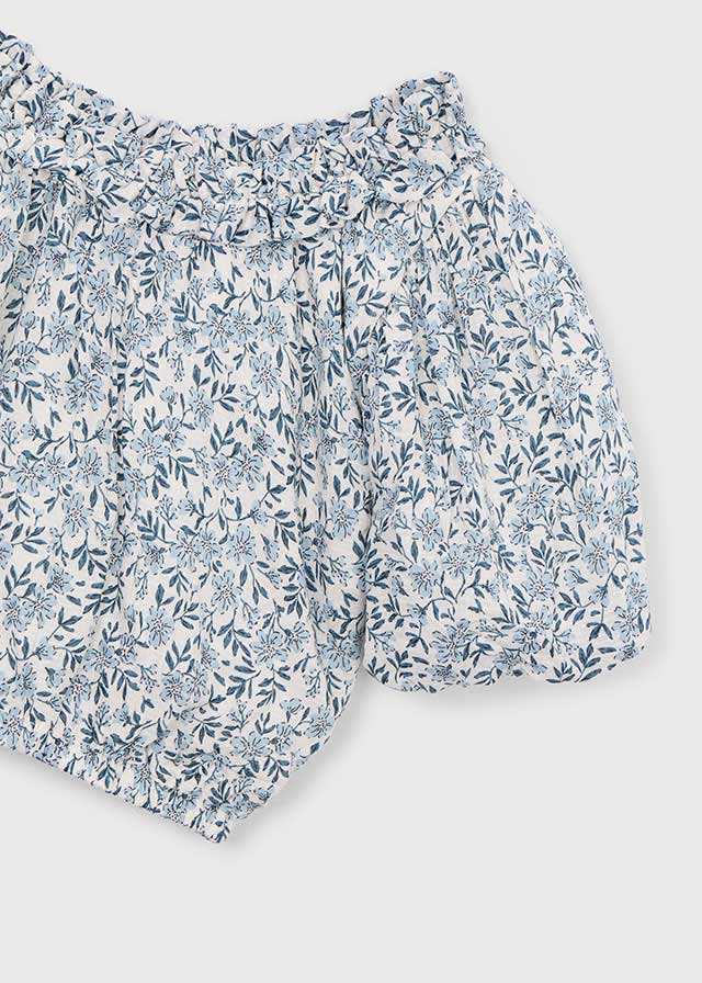 Blue and White Dobby Top, 3026