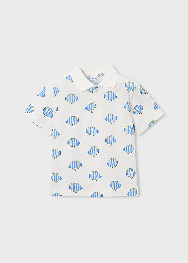 S/S Polo, Fish, 3104