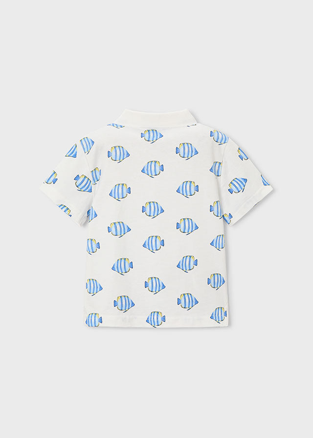 S/S Polo, Fish, 3104