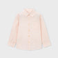 L/S Linen Shirt, Peach Stripe, 3119