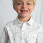 L/S Linen Shirt, Sailboats, 3119