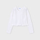 Knit Cardigan, White, 3383