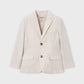Linen Suit Jacket, Oat, 3437