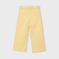 Wide Leg Twill Pants, Buttercream, 3588