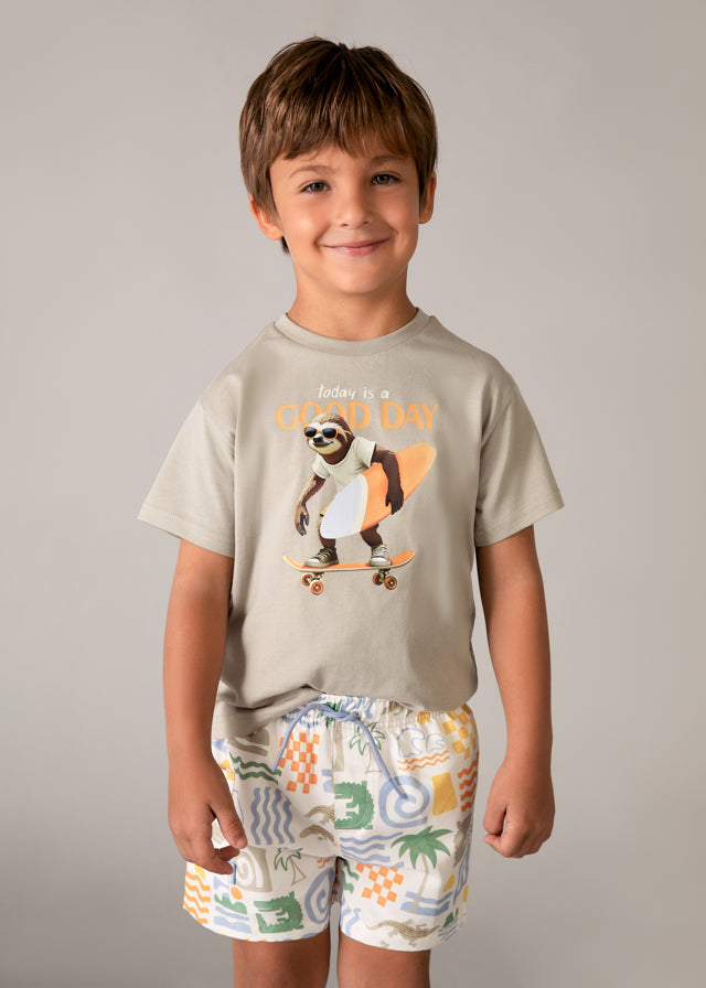 Printed Swim Trunks, 3612