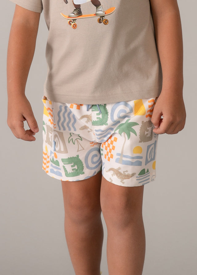 Printed Swim Trunks, 3612