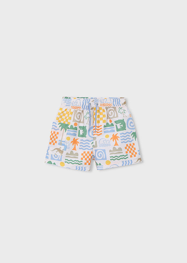 Printed Swim Trunks, 3612