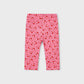 Printed Leggings, Capri Geranium, 3722