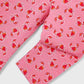 Printed Leggings, Capri Geranium, 3722