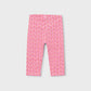 Printed Capri Leggings, Flower, 3722