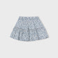 Blue and White Dobby Skirt, 3026