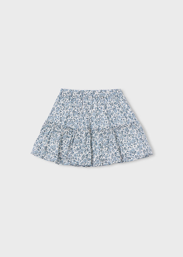 Blue and White Dobby Skirt, 3026