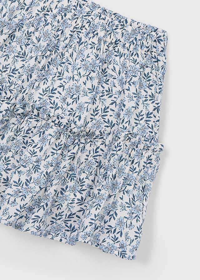 Blue and White Dobby Skirt, 3026