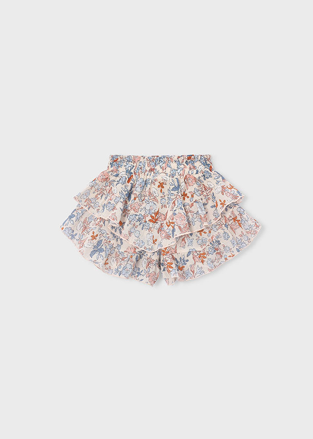 Floral Tiered Skort, 3909