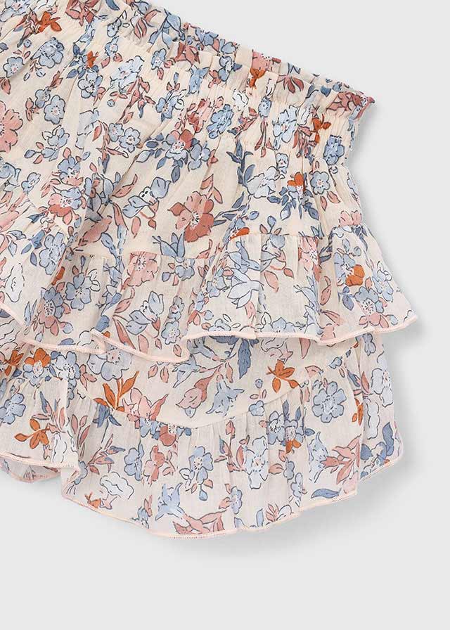 Floral Tiered Skort, 3909