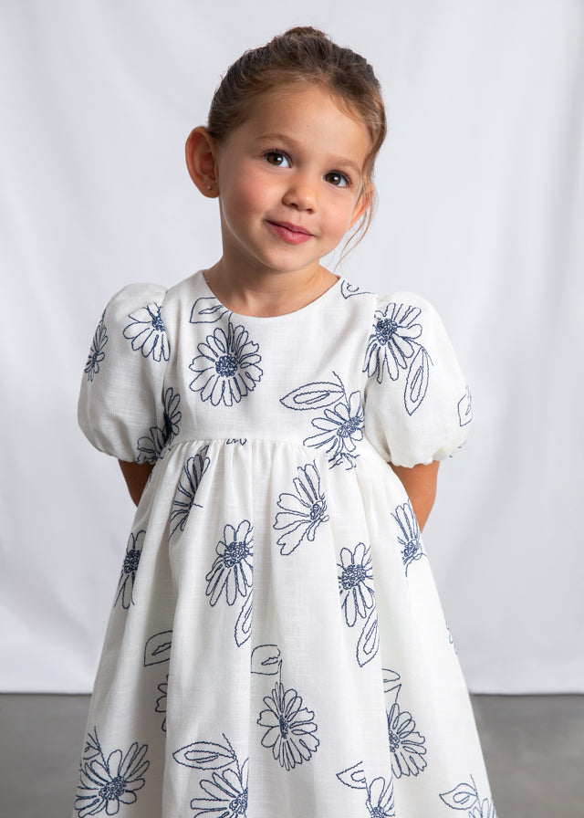 Dress w/Flowers, 3921