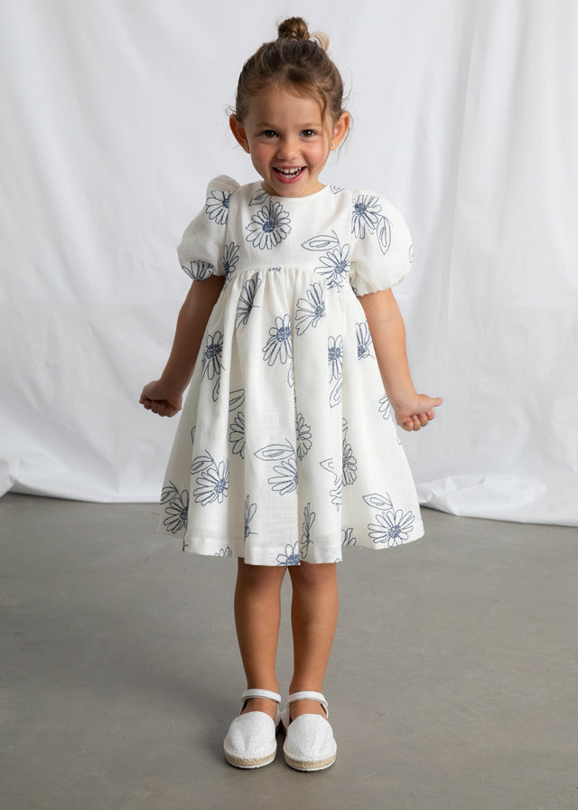 Dress w/Flowers, 3921