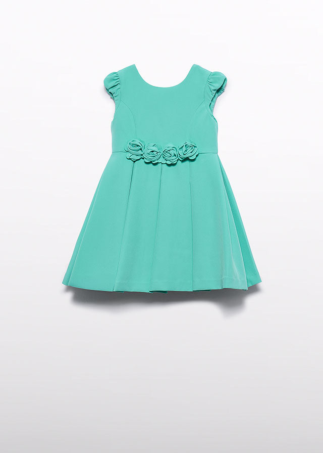 Crepe Flower Dress