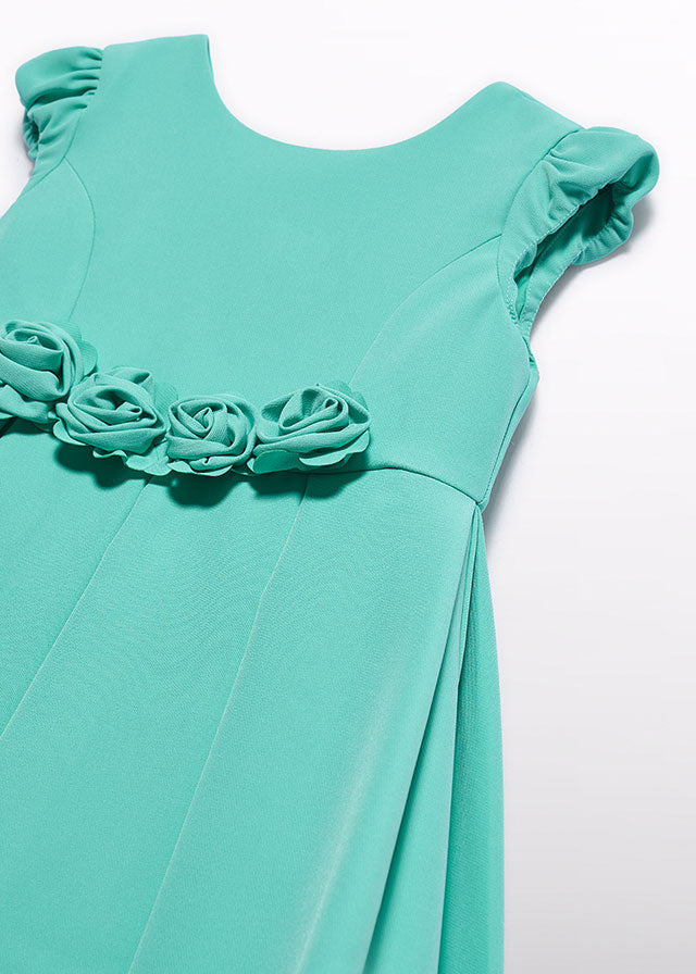 Crepe Flower Dress