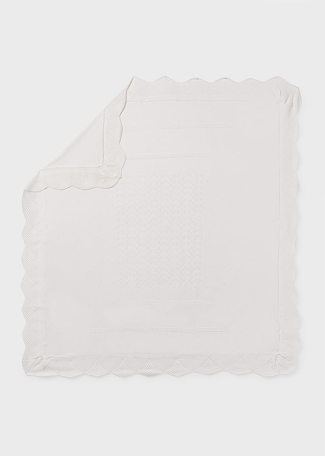 Knit Baby Blanket, Pottery, 9020