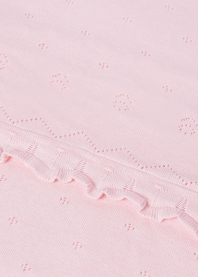 Knit Baby Blanket, Pink, 9020