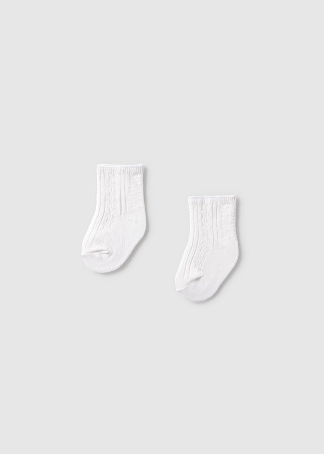 Socks, White, 9050
