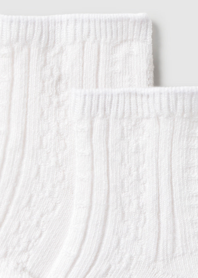 Socks, White, 9050