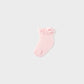 Lace Edge Socks, Baby Rose, 9061