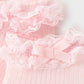 Lace Edge Socks, Baby Rose, 9061