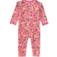 Ruffle Shoulder Baby Romper, Rabbit