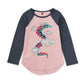 Dragon Graphic Raglan Tee