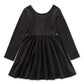 Velour Ballet Dress, Jet Black