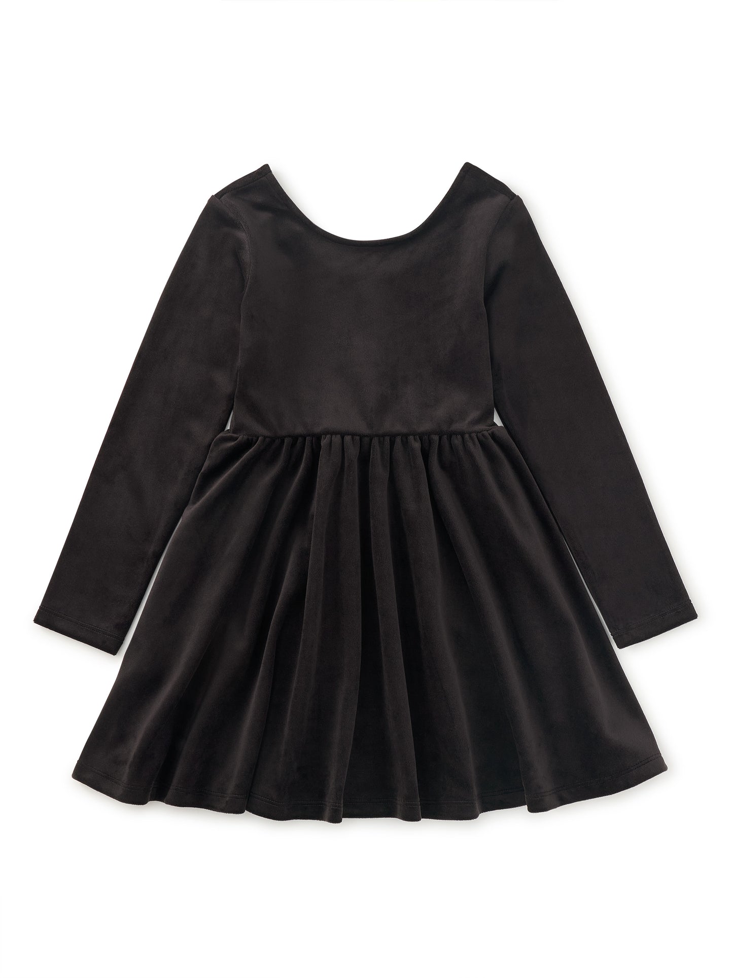 Velour Ballet Dress, Jet Black