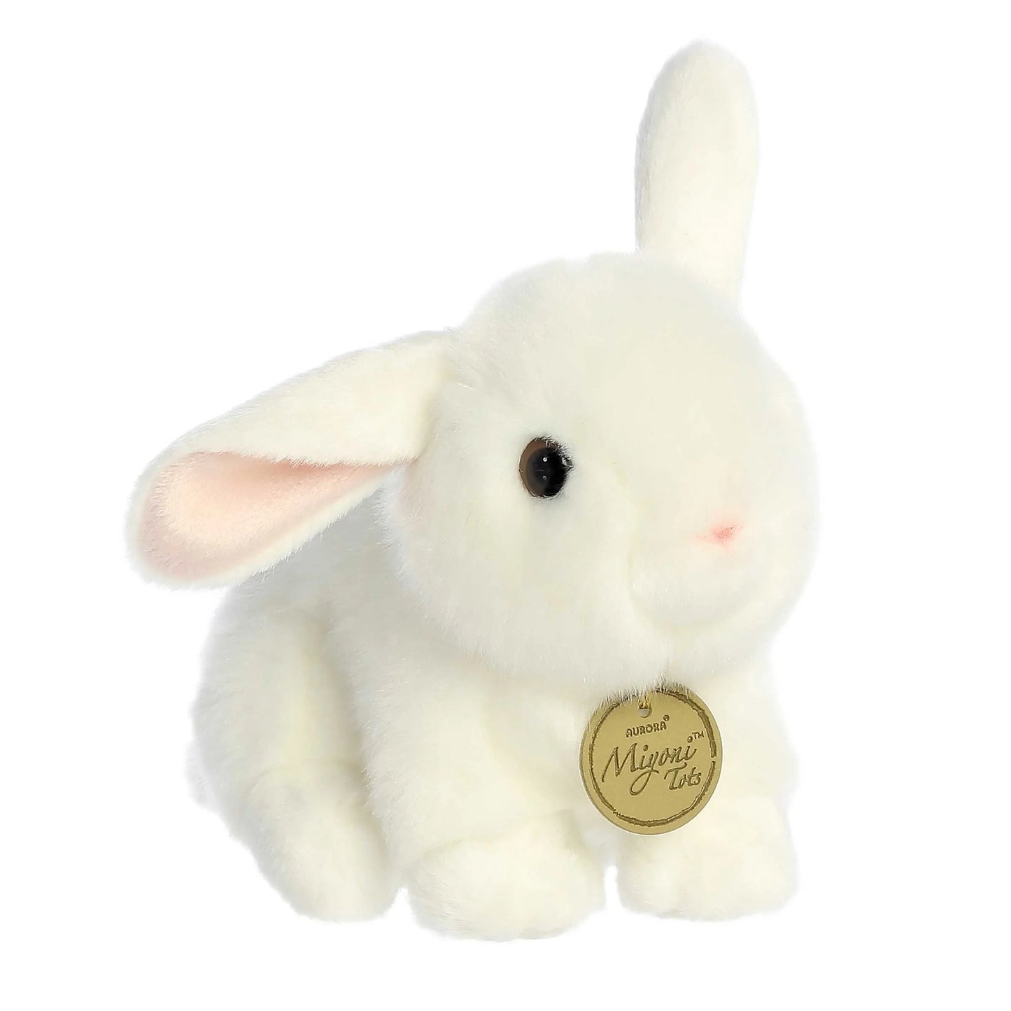 8" Ear Up Ear Down Bunny - White