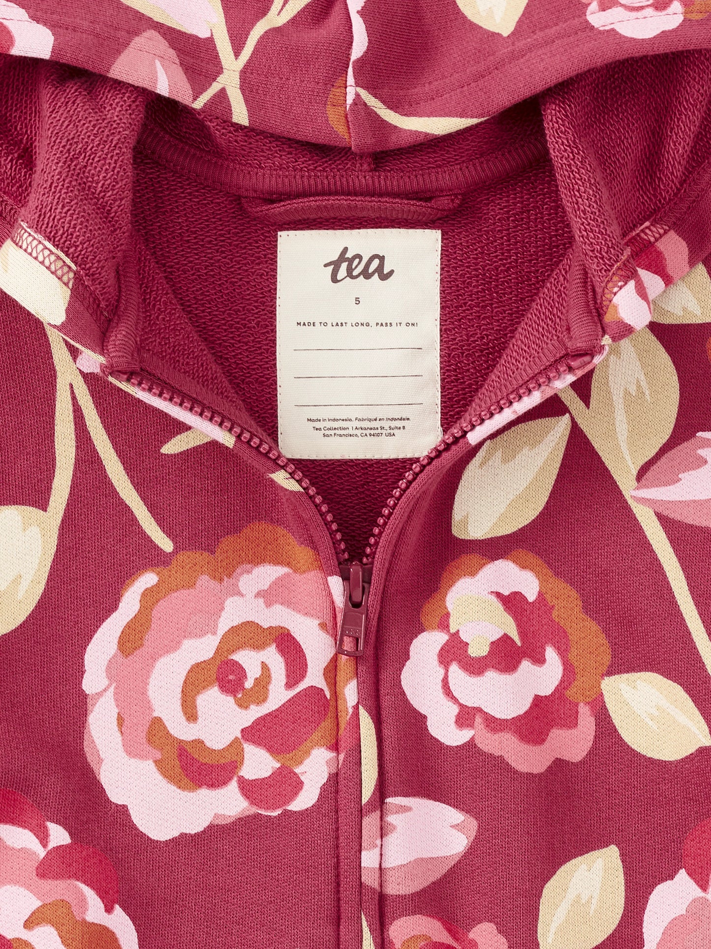 Easy Fit Hoodie, Turkish Rose